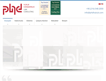 Tablet Screenshot of phdhukuk.com